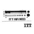 ITT HIFI 8033 Instrukcja Obsługi